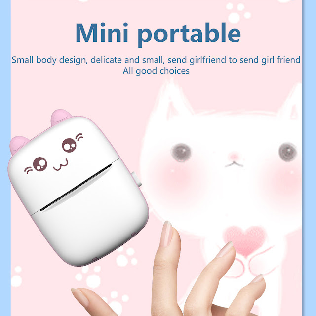 Meow Mini Portable Wireless Label Paper Printer