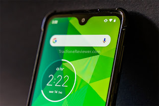 moto g7 front screen design