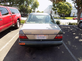 Multi-color Mercedes Benz before repainting by Almost Everything Auto Body.