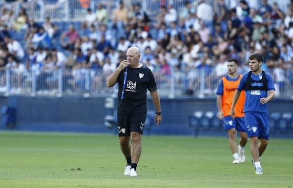 Málaga, Pepe Mel dirige su primer entrenamiento