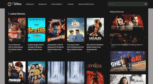 Onlinemovies4you Hollywood Dubbed in Hindi, Bollywood Movies Download & New Domain Link