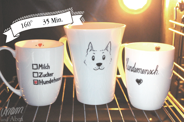 DIY für Hundemenschen: Tassen selbst bemalen / Hund