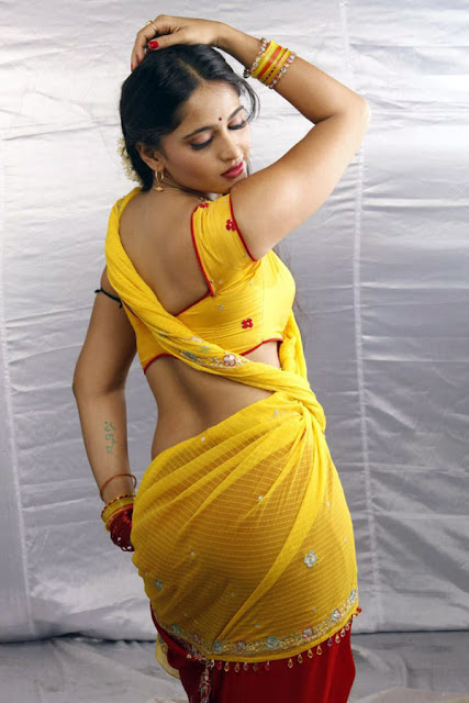 Anushka Hot Saree photos from Vaanam movie