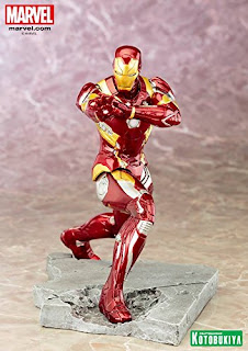 the CAPTAIN AMERICA CIVIL WAR: IRON MAN ARTFX STATUES, Kotobukiya