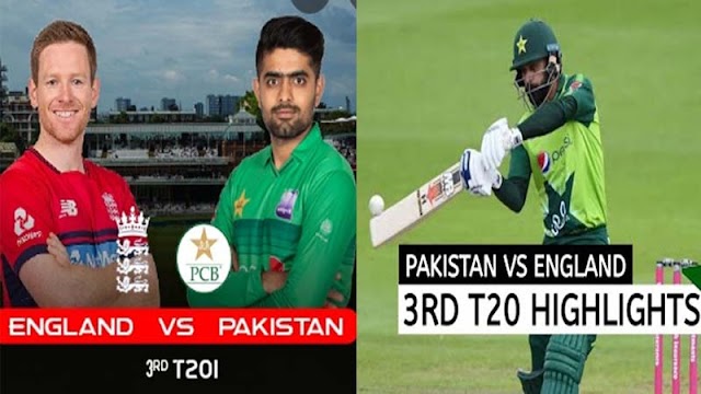 Pakistan vs England 3rd T20I 2022 Match Full Highlights