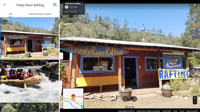 Trinity River Rafting Company on Highway 299 CA USA - gvan42