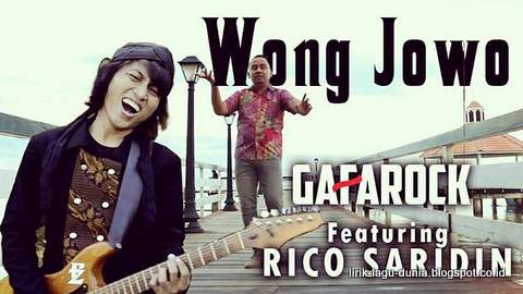 Lirik Lagu Gafarock - Wong Jowo