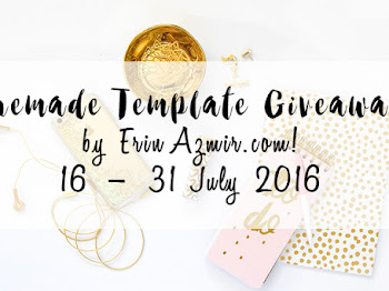 Premade Template Giveaway by ErinAzmir.com