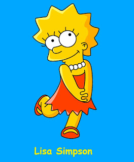 lisa simpson, the simpsons, animation, cartoon, tv series, girl, cute, pearl necklace, red dress, legend