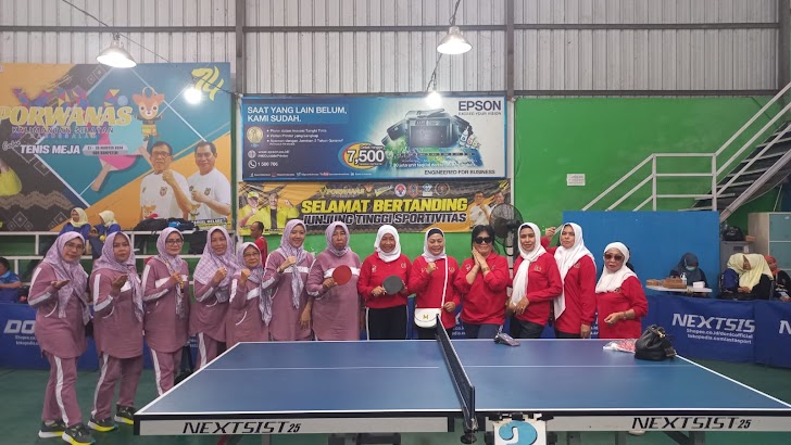 Tenis Meja IKWI Sulsel Raih Medali Perunggu di Porwanas XIV Banjarmsin 