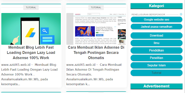 Cara Membuat Widget Label Seperti Iklan Link Tautan Responsive