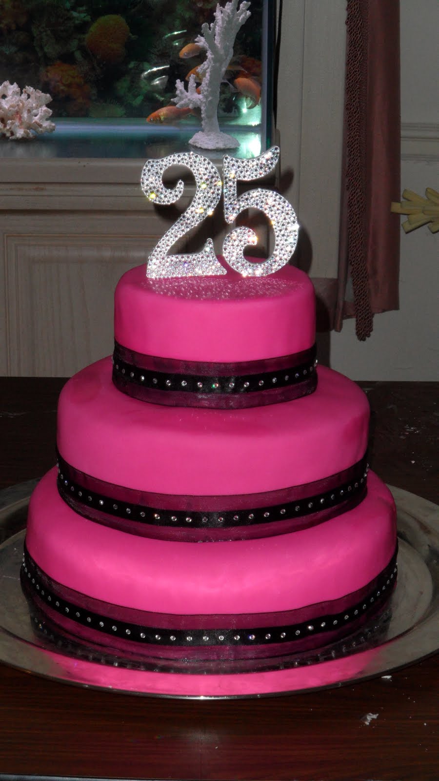 25th Birthday Cake | Wedding & Birthday Cakes from Maureen ...