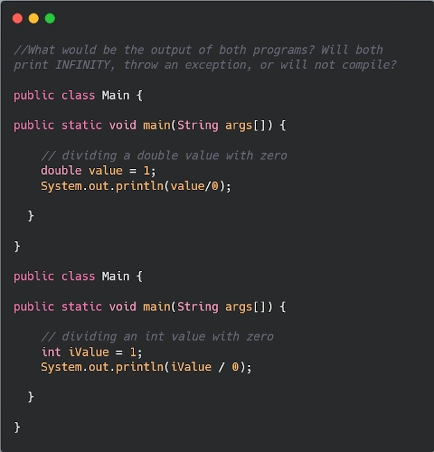 Integer vs floating point arithmetic - Java Coding Question