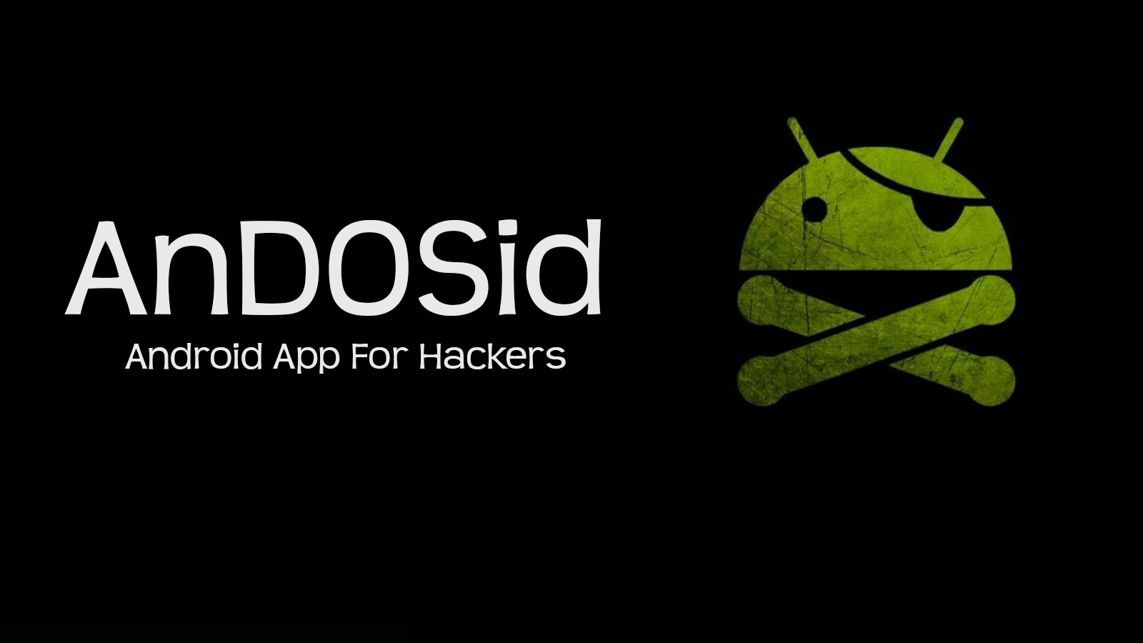 AnDOSid - Android App For Hackers - Effect Hacking