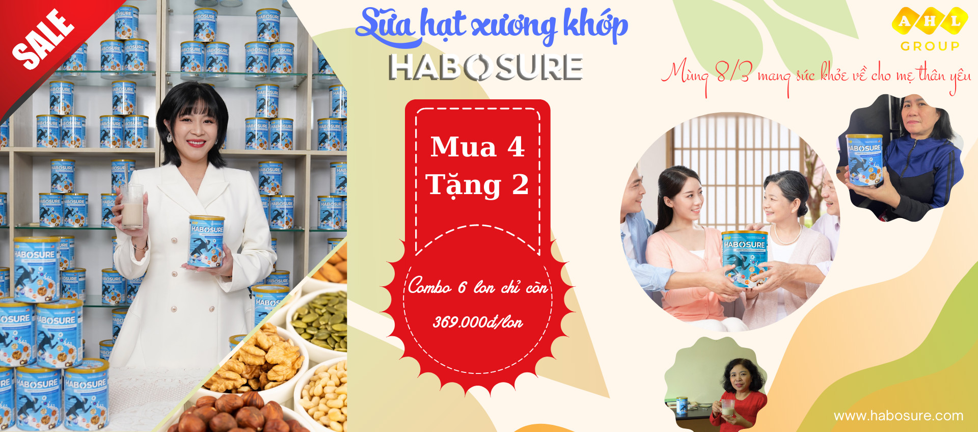 Sữa hạt xương khớp Habosure - Bổ sung dưỡng chất cho Cơ Xương Khớp