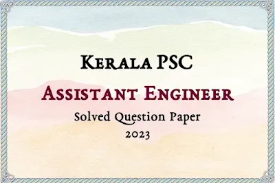 Assistant Engineer Answer Key | 23/11/2023