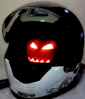 halloween motorcycle helmet
