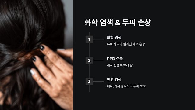 화학적-염색으로-인한-새치