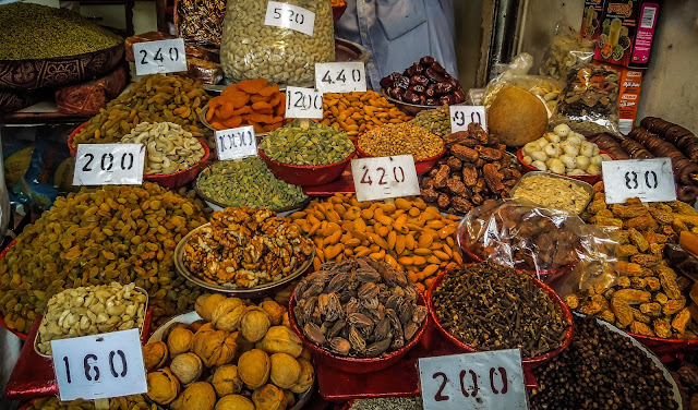 nutrition with dry fruits and nuts