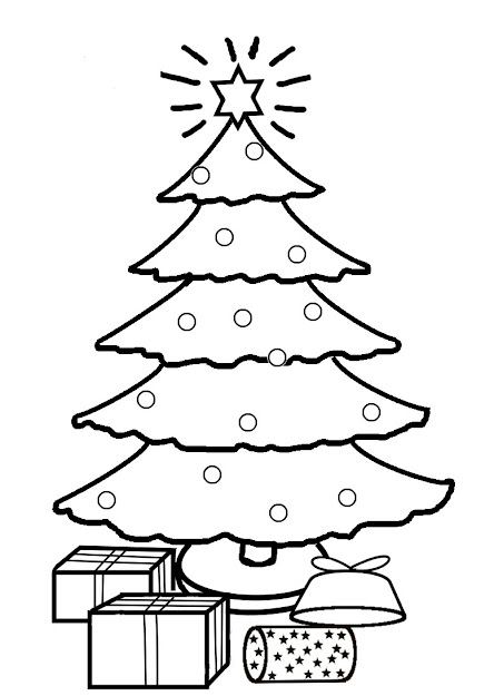 Christmas Tree Color Pages