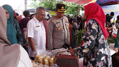 Kapolres Bulukumba Hadiri Kegiatan Gerakan Pangan Murah 