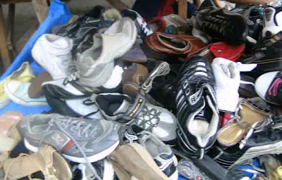  Shoes on The Used Shoes Will Cost You P100 To P200