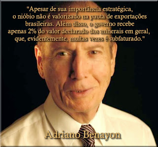 Resultado de imagem para NiÃ³bio e Adriano Benayon