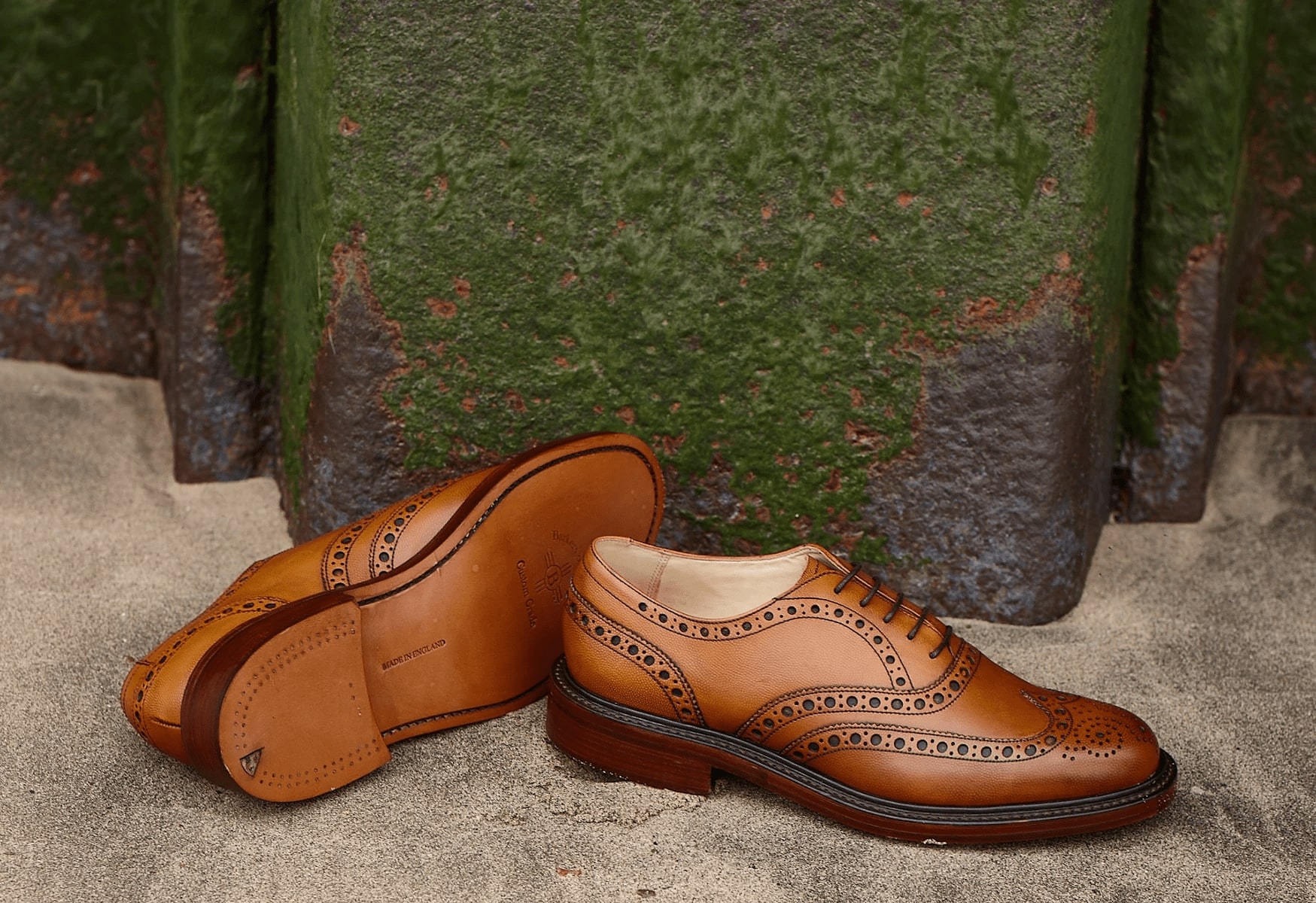 Brown wedding shoes for men