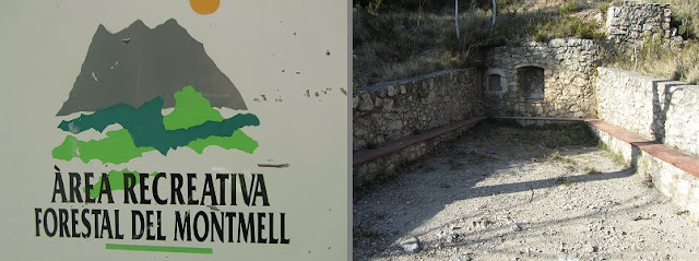 Serra del Montmell, àrea recreativa del Montmell i Font