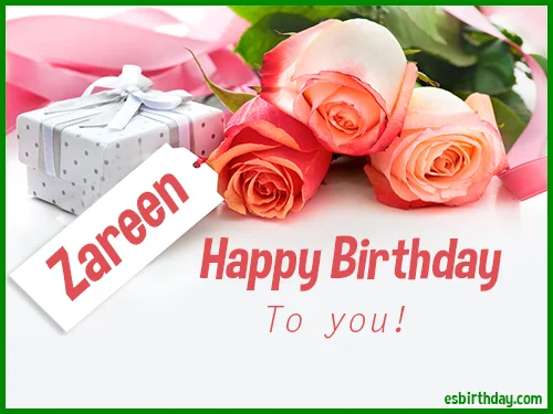 Zareen Happy birthday