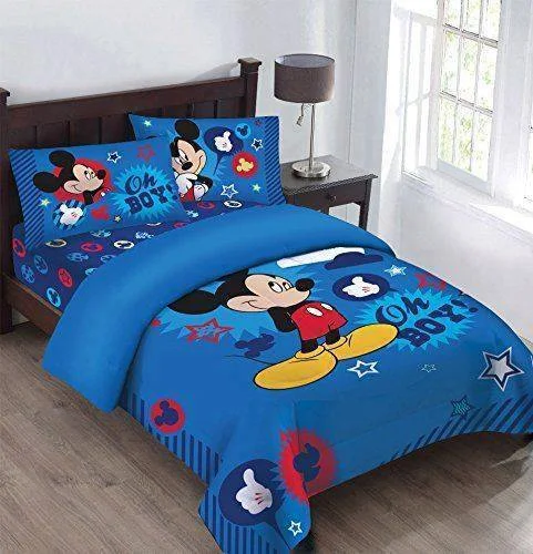 Decoraciones de Dormitorios y Cubrecamas de Mickey y Minnie 