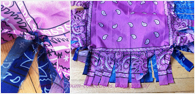 How to make no-sew mini tote with bandana