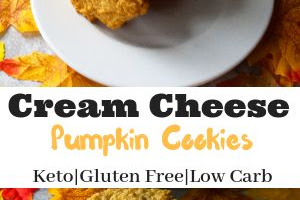 Keto Pumpkin Cream Cheese Cookies