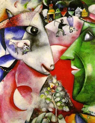 I and The Village, Marc Chagall 1911