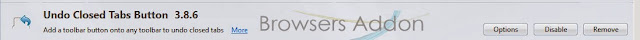 Undo Closed Tabs Button disable remove