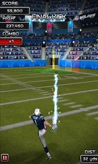 Screenshots of the NFL Kicker 13 for Android tablet, phone.