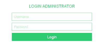 tampilan form login dengan php