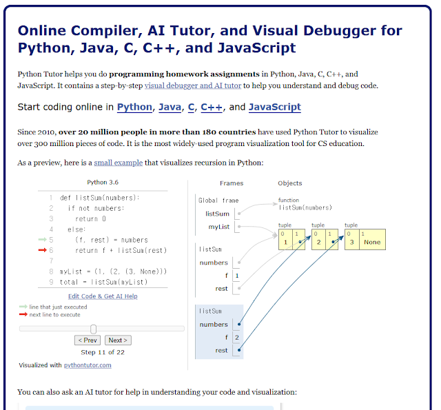 Python Tutor Site Capture 2