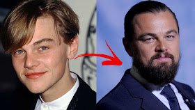 Leonardo Dicaprio joven y viejo