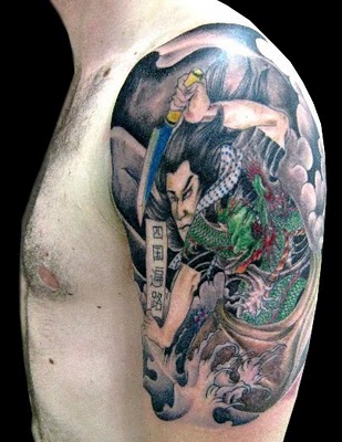 samurai tattoo. Japanese Samurai Tattoo