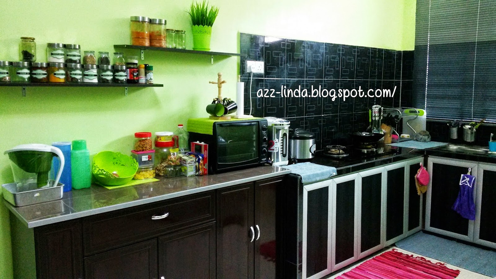 Sharing is Sayang Susun  Atur  tanpa  kitchen cabinet 