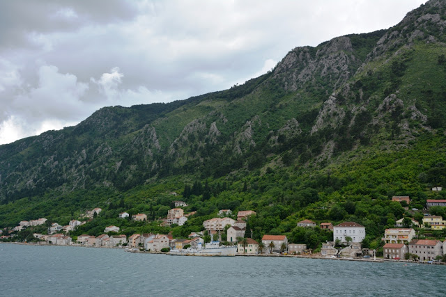 Cruising into Kotor Montenegro