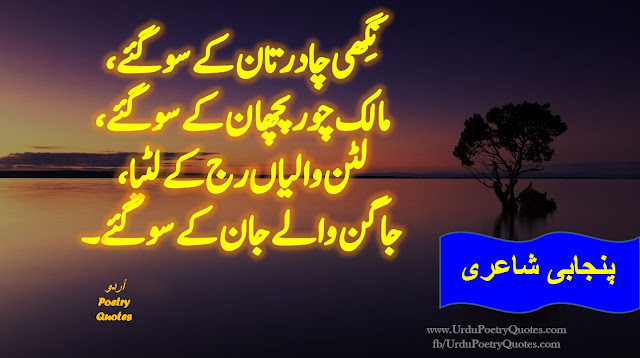 Punjabi Heart-Touching 4 Line Poetry in Urdu