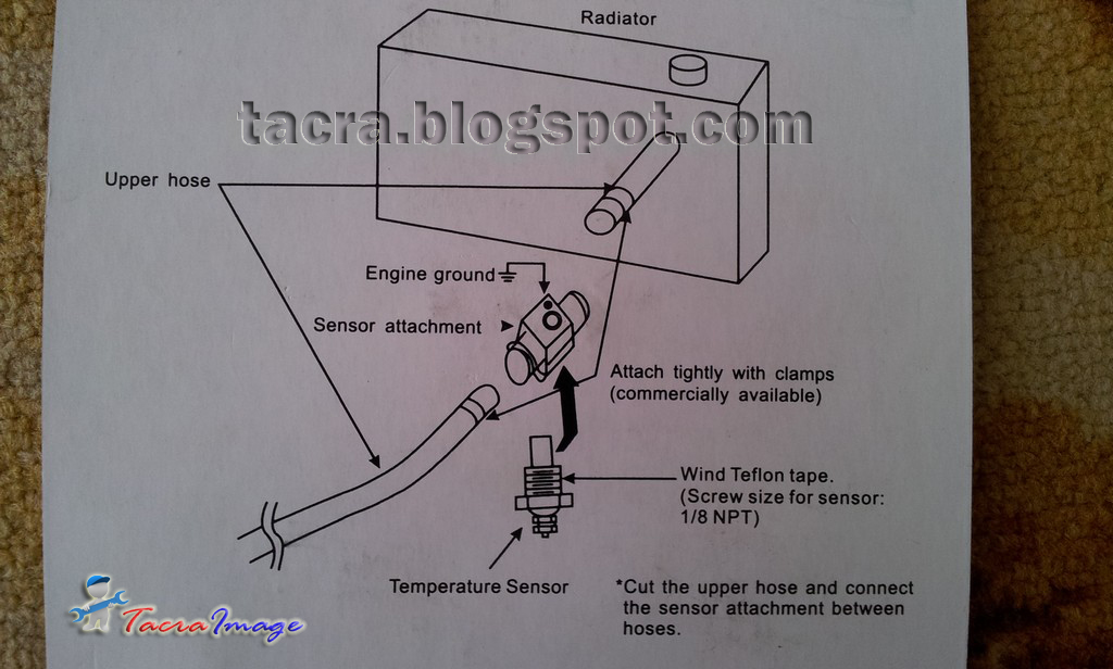 Tacra's diy garage: Water Temp Gauge For Viva