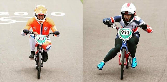 Niek Kimmann e Bethany Shriever campeões do BMX Racing em Tóquio