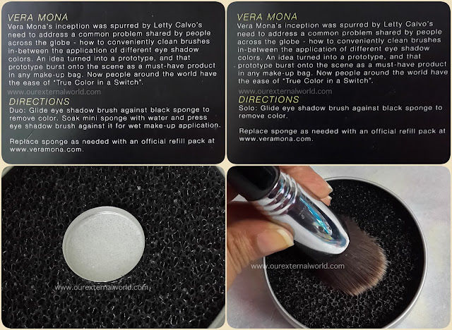 Unique Makeup Brush Cleaning - Vera Mona Color Switch Solo & Duo