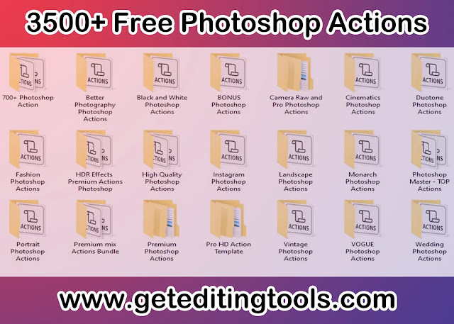 Free Photoshop Actions Download