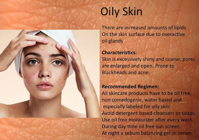 Oily skincare products and daily care