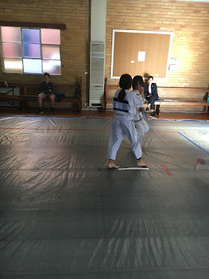 Image of two children doing kids Judo