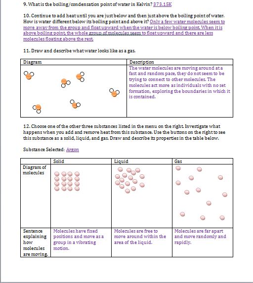 Chem 105: Activity 6: States of Matter and Intermolecular ...